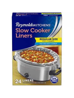 Reynolds Kitchens Slow Cooker Liners, Regular Size 24 ct.