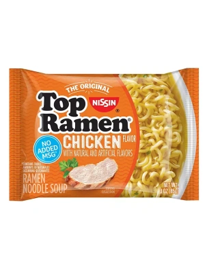 Nissin Top Ramen Chicken Noodle Soup, 3 oz., 24 pk.