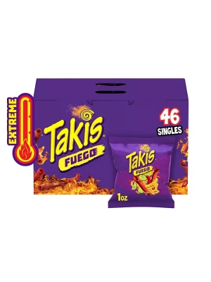 Takis Fuego Rolled Tortilla Chips, 1 oz., 46 pk.