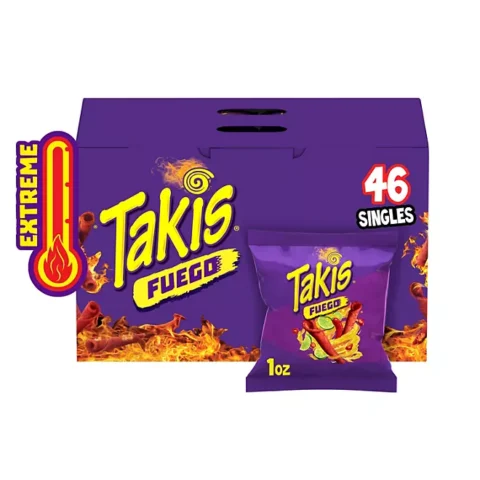 Takis Fuego Rolled Tortilla Chips, 1 oz., 46 pk.