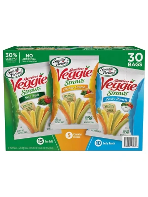 Sensible Portions Garden Veggie Straw Variety Pack, 30 pk.