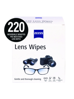 Lens Wipes, 6 x 5, 220/Carton