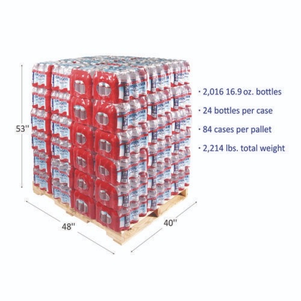 Alpine Spring Water, 16.9 oz Bottle, 24/Carton, 84 Cartons/Pallet
