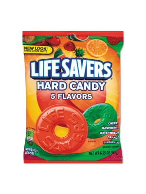 Hard Candy, Original Five Flavors, 6.25 oz Bag