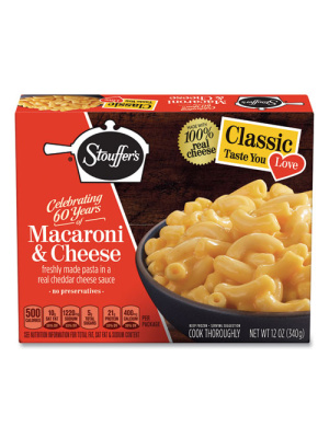 Classics Macaroni and Cheese Meal, 12 oz Box, 6 Boxes/Pack